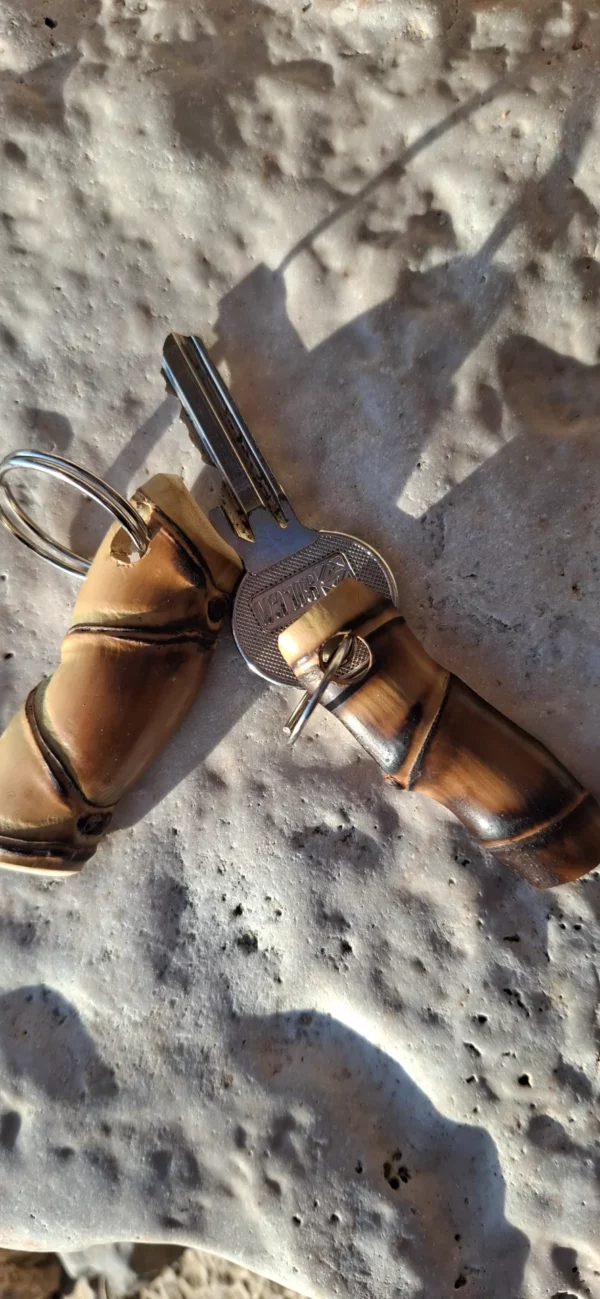 Парные брелоки из бамбука (2 шт.) — Нетонущие ключи для яхт и лодок